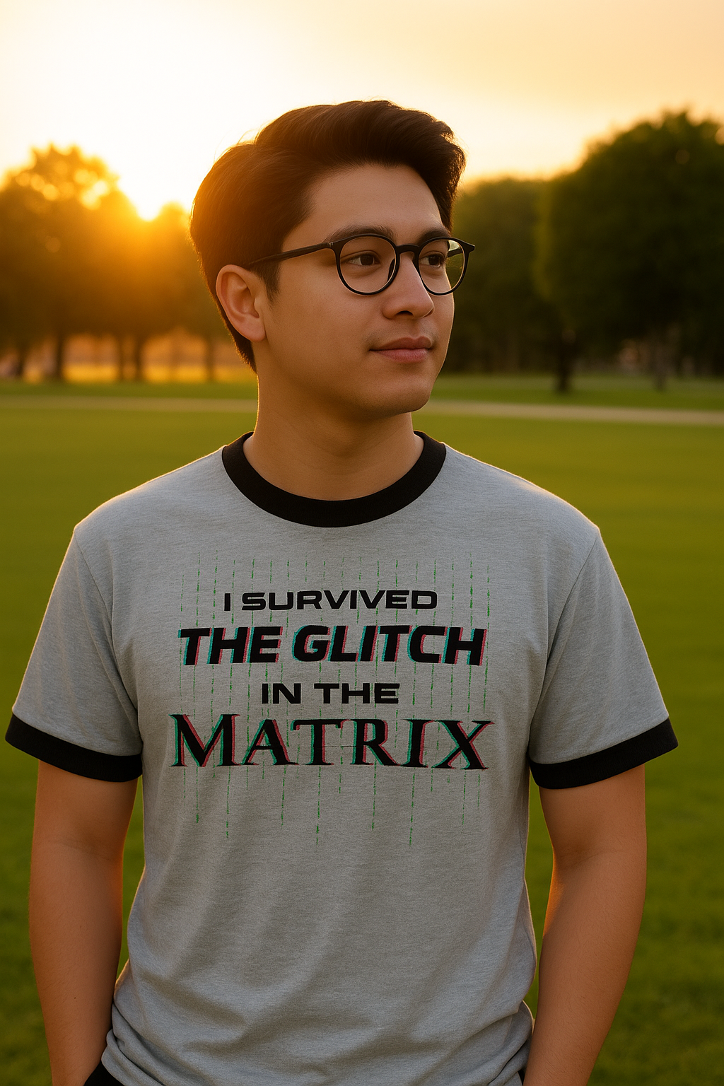 I SURVIVED THE GLITCH IN THE MATRIX T-Shirt Unisex