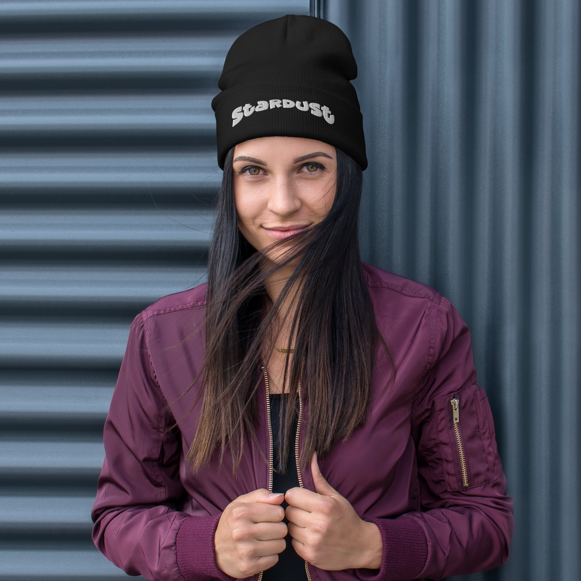 StarDust Beanie Hat Embroidered