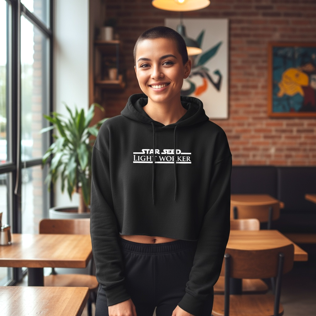 StarSeed LightWorker Crop Hoodie